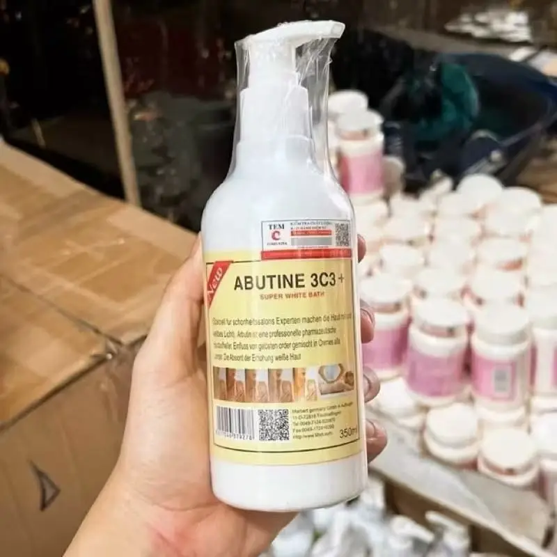 アブチン3c3ホワイトニングローション-アルブチン-グルタチオン、滑らかで輝く肌-350ml