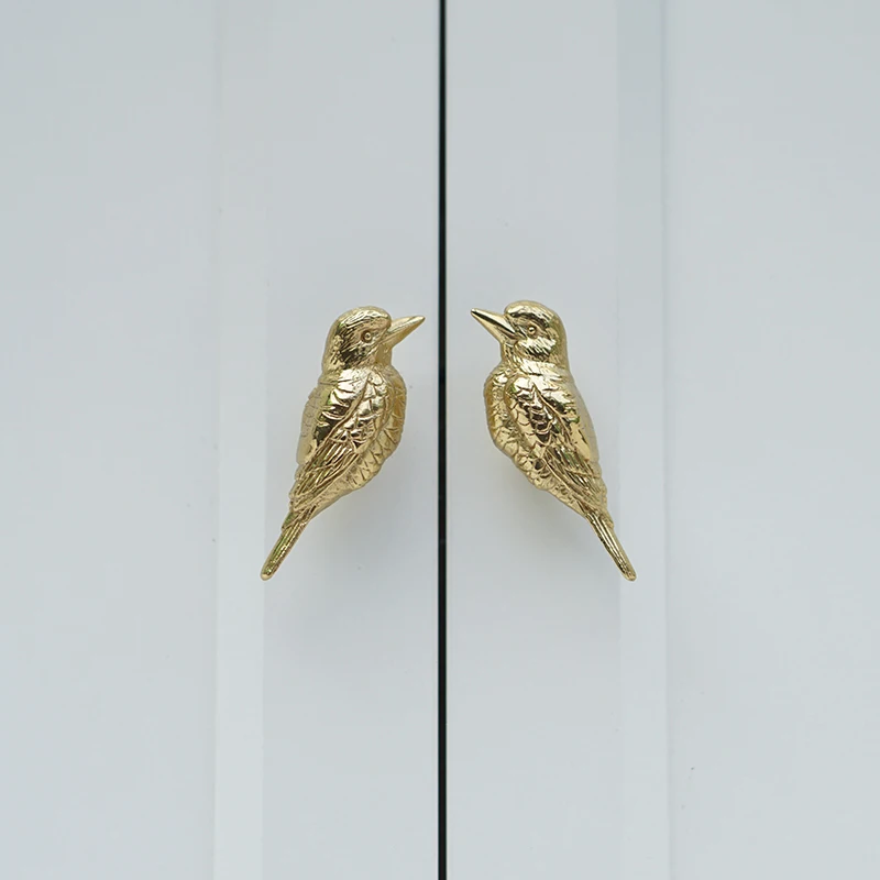 Brass Bird Furniture Pulls Cabinet Handles Home Decorative Furniture Knobs
