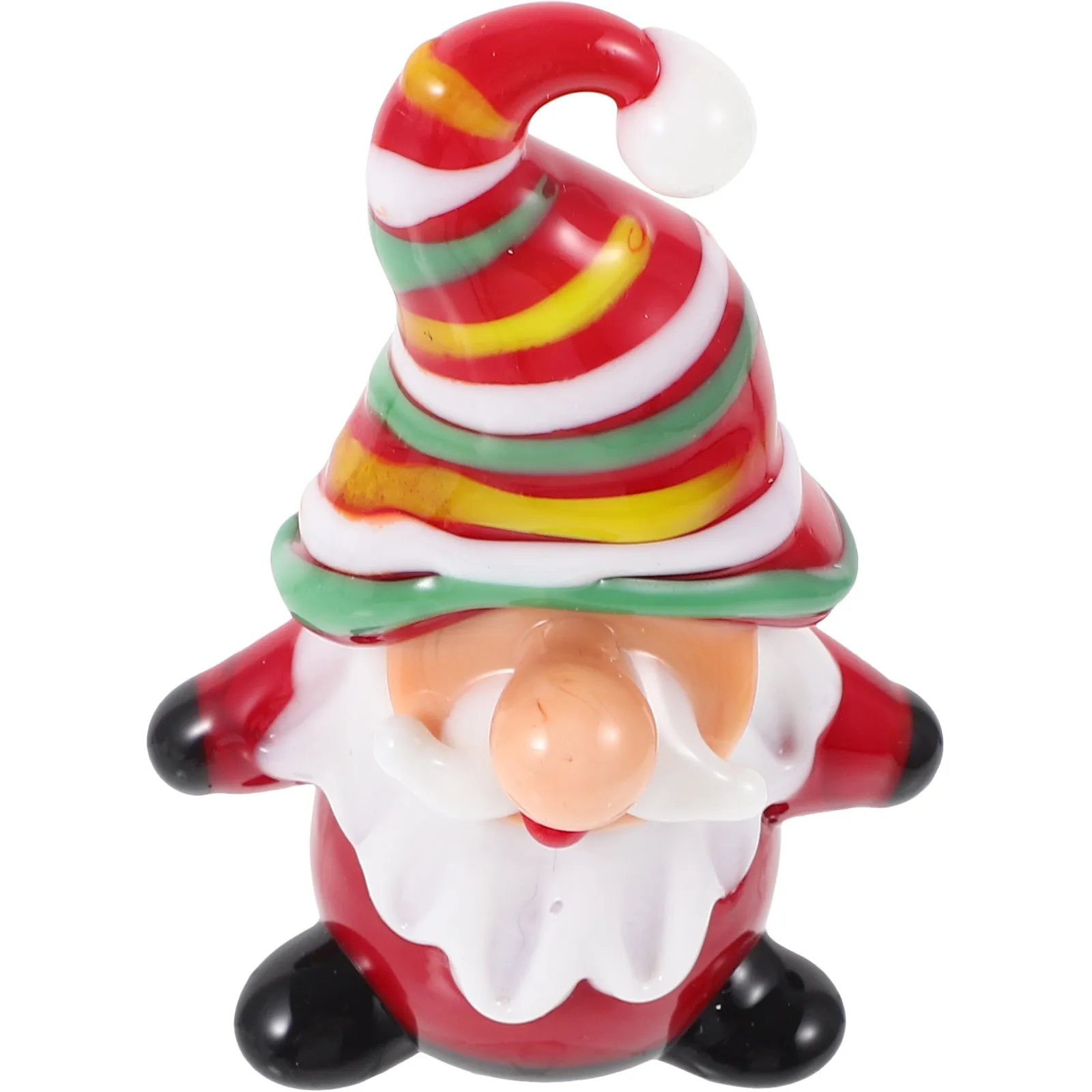 Vivid Santa Claus Statue Christmas Decoration Xmas Party Supplies Festive Tabletop Desktop Decor