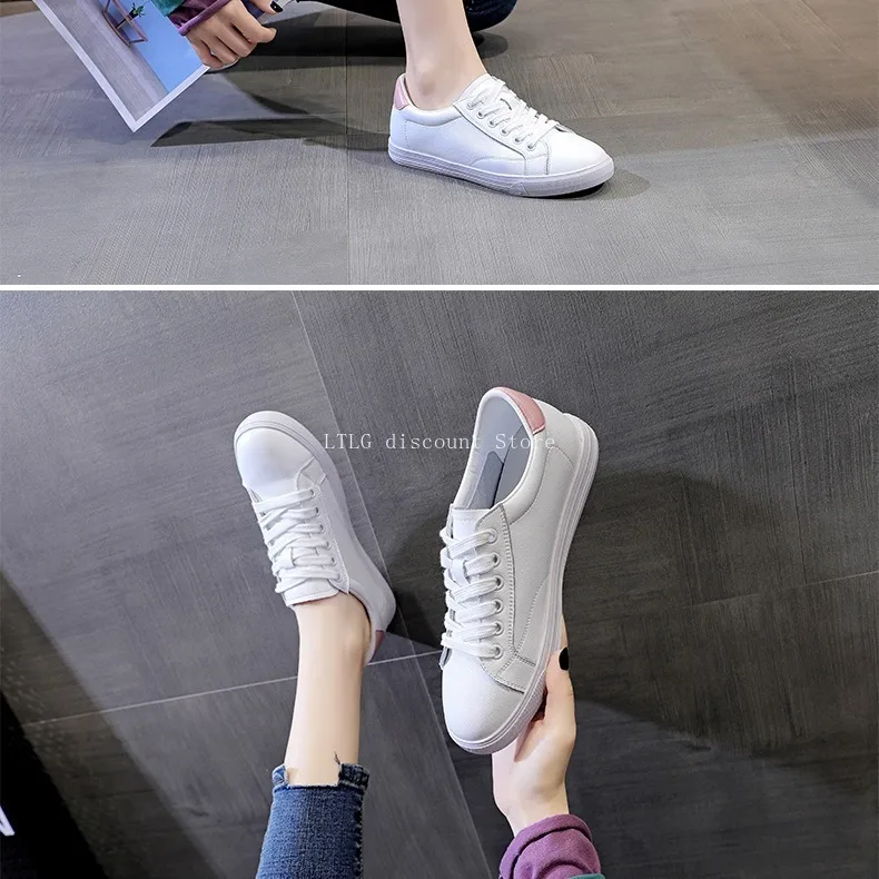 Schuhe für Frau Klassische Flache Mit Flachem Boden Modische Weiße Schuhe frauen Sport Atmungsaktive Casual Schuh Frühling Zapatos Mujer Cómodos