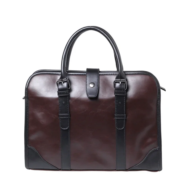 Imagem -06 - Maleta Vintage para Homens Bolsa de Moda Bolsas Mensageiro Bolsalas com Alça de Ombro Bolsa Transversal Bolsa de Ombro Masculina