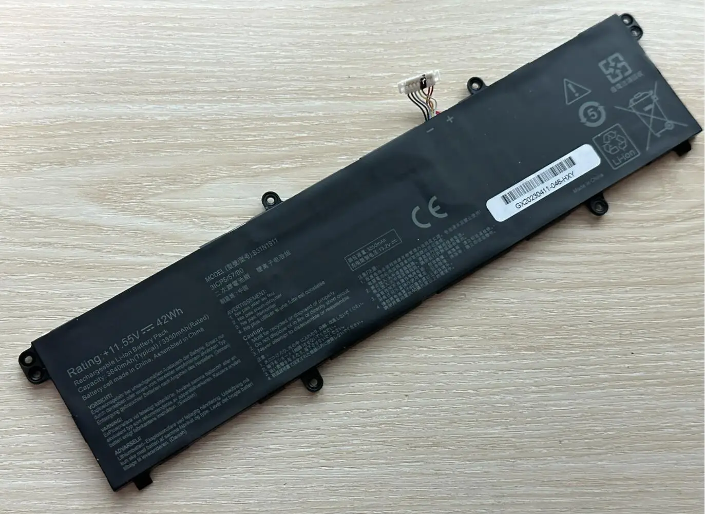 Imagem -05 - Bateria para Asus Vivobook Flip 14 B31n1911 Tm420ia Tp470ea M413da M413da-ek162t M413da-ek007t X421da X421ea C31n1911