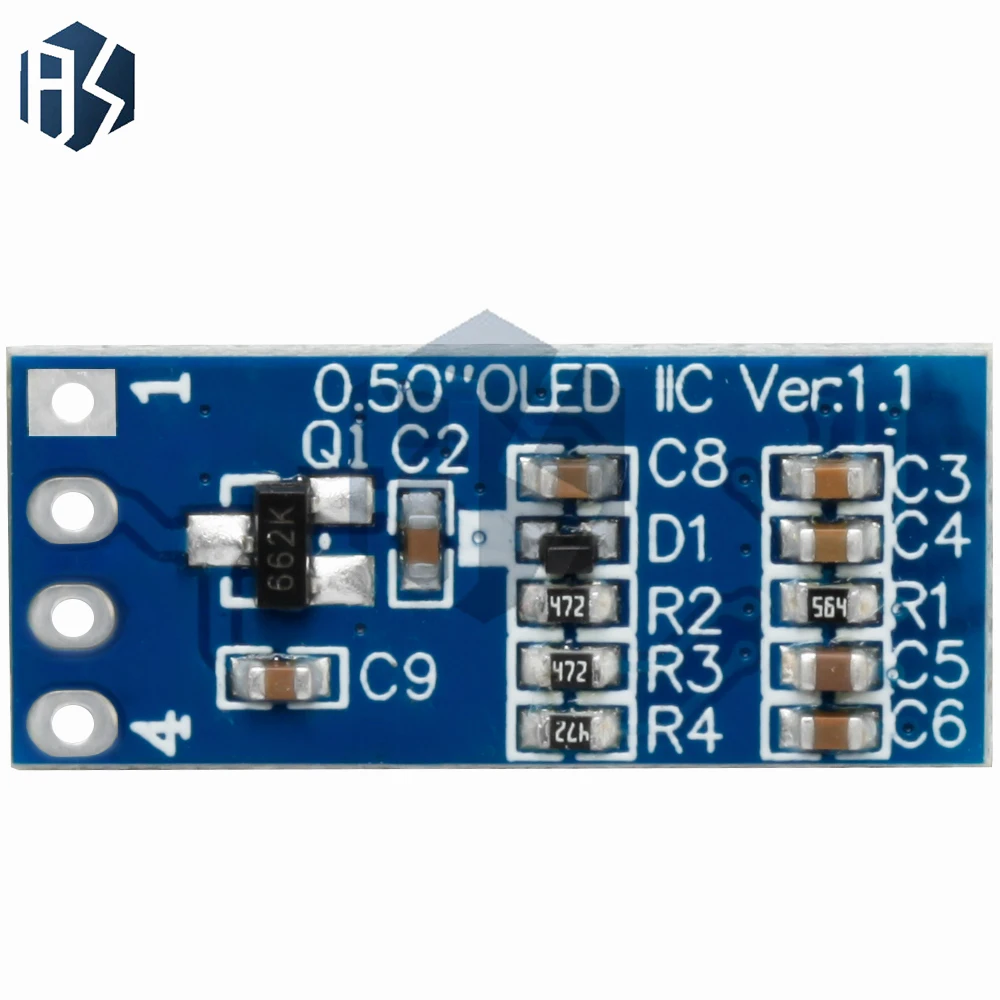 Módulo OLED monocromático CH1115 de 0,5 pulgadas: pantalla I2C de 48 × 88 píxeles: oración de retratos, Compatible con Arduino