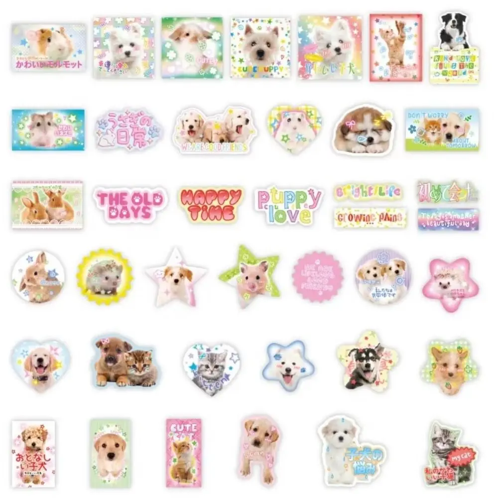 

2025 DIY Scrapbook Sticker Cute Retro Phone Shell Sticker Kawaii Cartoon Craft Supplies