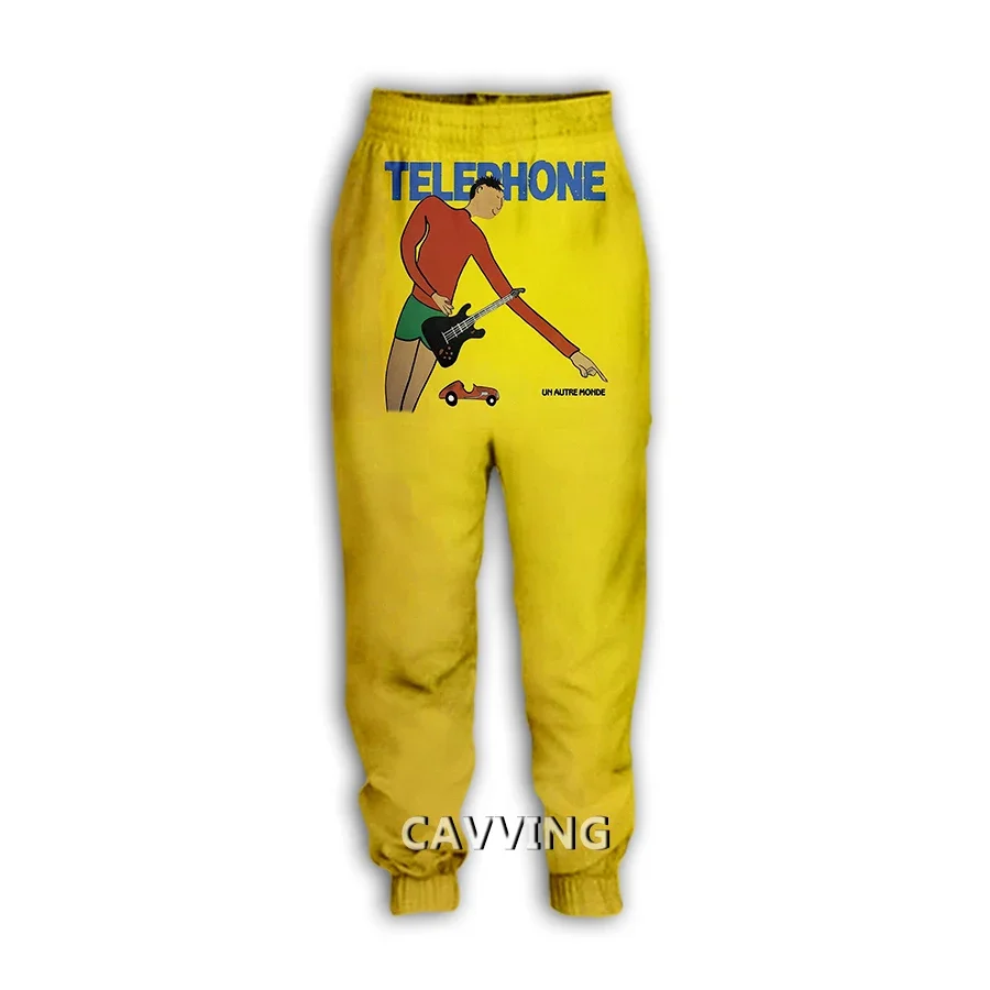 New Fashion 3D Print  Téléphone  Band Casual Pant Sport Sweatpants Straight Pants Jogging Pants Trousers for Women/Men