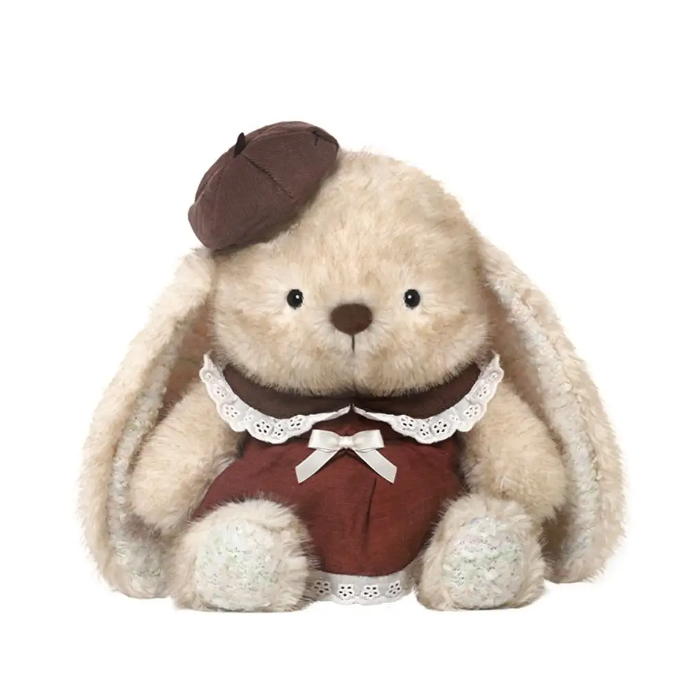 Knuffeldier Walnoot Konijn Comfortabel Slaapkussen Bunny Slaapkamer Decoratie 35cm Gevuld Konijn Cadeau voor