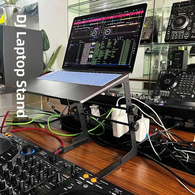 Pioneer DJ Computer Stage Equipment Stand Laptop Desktop Multi-Function Bracket Adjustable Height Notebook Support