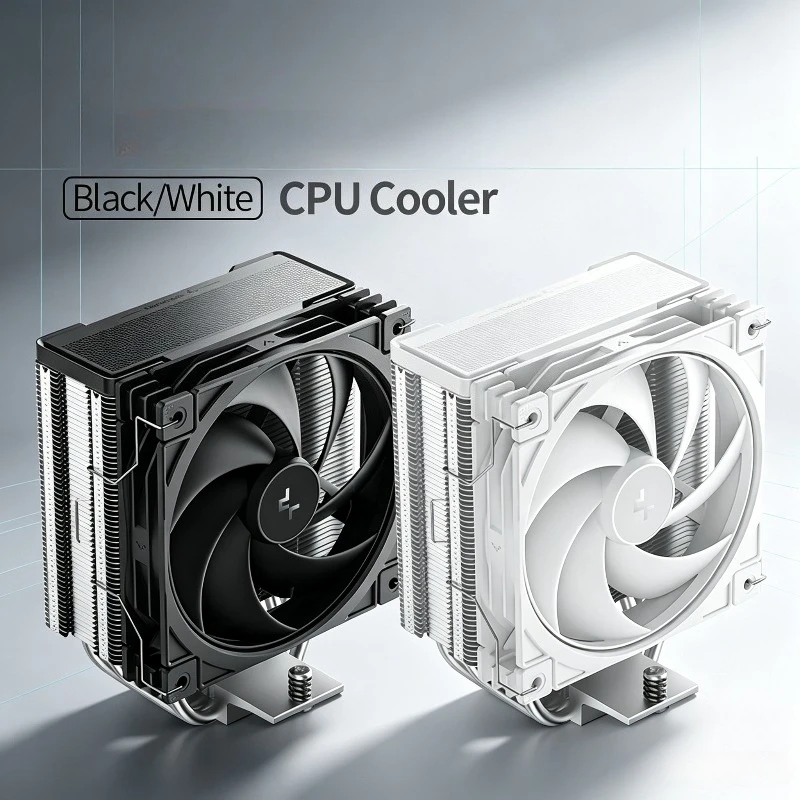 CPU cooler 4 Heat Pipes CPU Air Cooler Avoid memory design 500-2200rpm 12cm PWM Fan Radiator for LGA1700 1851 AMD AM4 AM5
