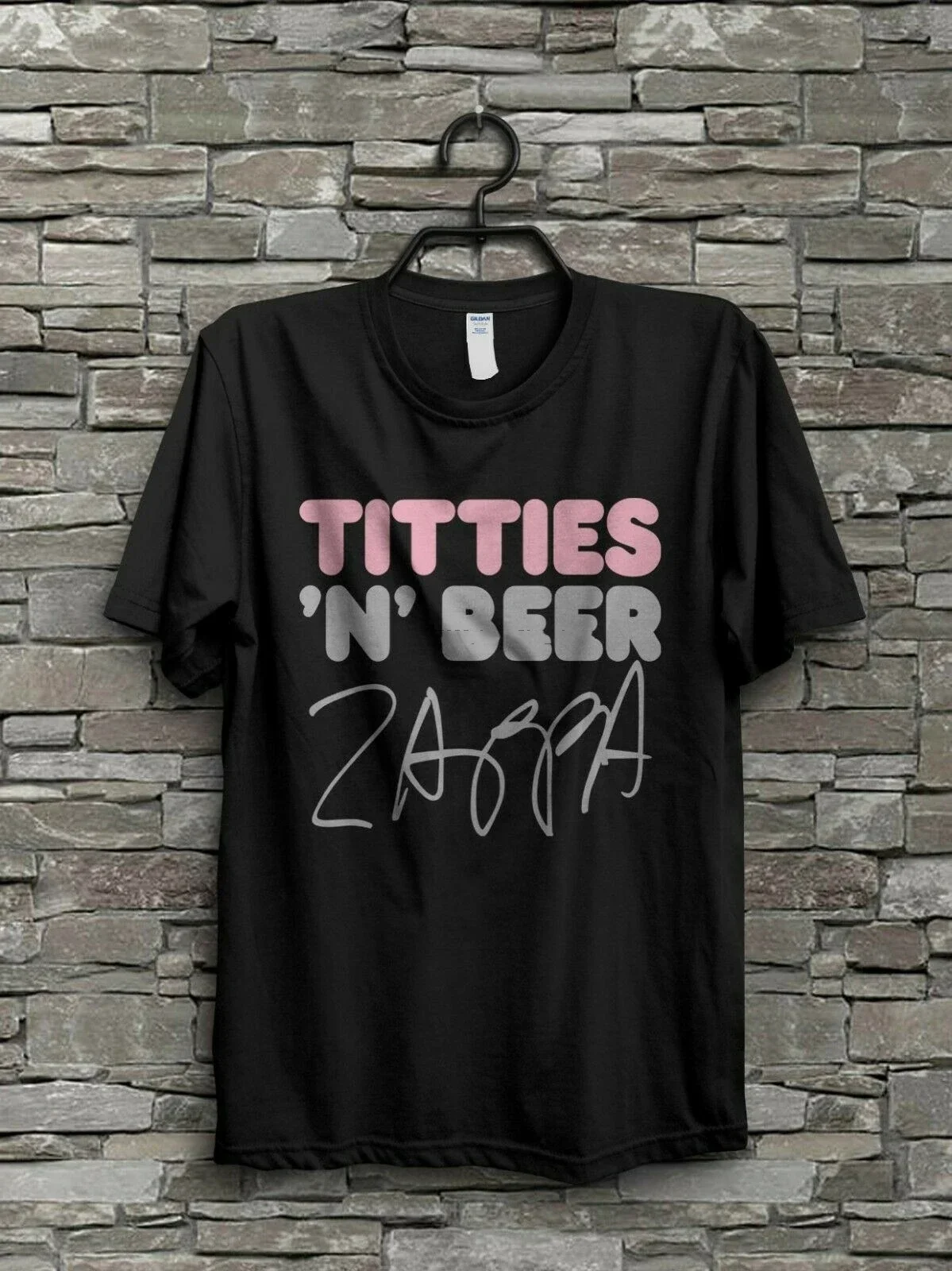 Frank Zappa Concert Titties N Beer Rock Tour T-Shirt Mens Size S To 2Xl