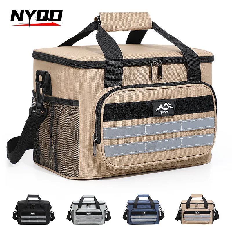 

Outdoor Insulated Box Large Capacity Fresh-keeping Picnic Bag Cooler Ice Pack Lunch Bag Loncheras Termicas Para Alimentos