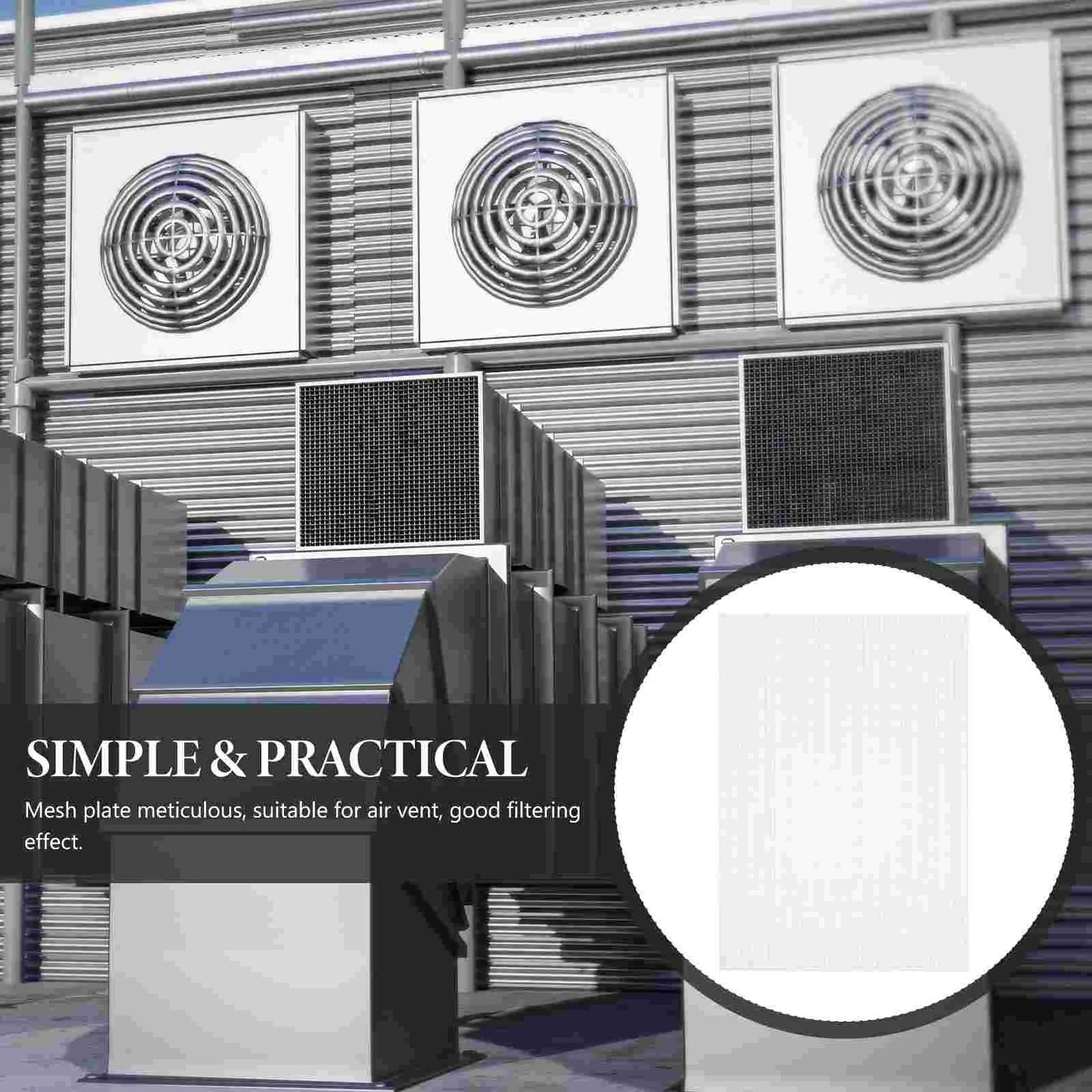 6 Sheets Stainless Steel Woven Wire Mesh Vent Screen Window Filter Cut Out Cage