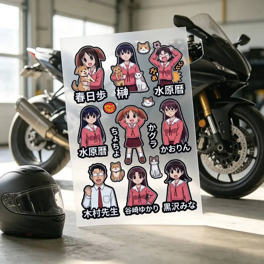 Azumanga Daioh Stickers Auto Body Bumper Windows Motorcycle Laptop Walls Vinyl Decal Car Tuning Accessories