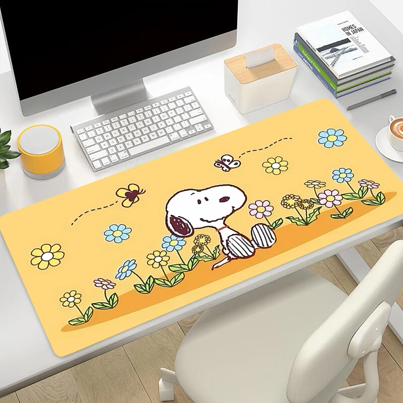 Mouse Pad S-Snoopy Gaming Laptops Keyboard Mat Deskmat Pc Accessories Desk Protector Anime Gamer carpet Kawaii Girl style XL XXL