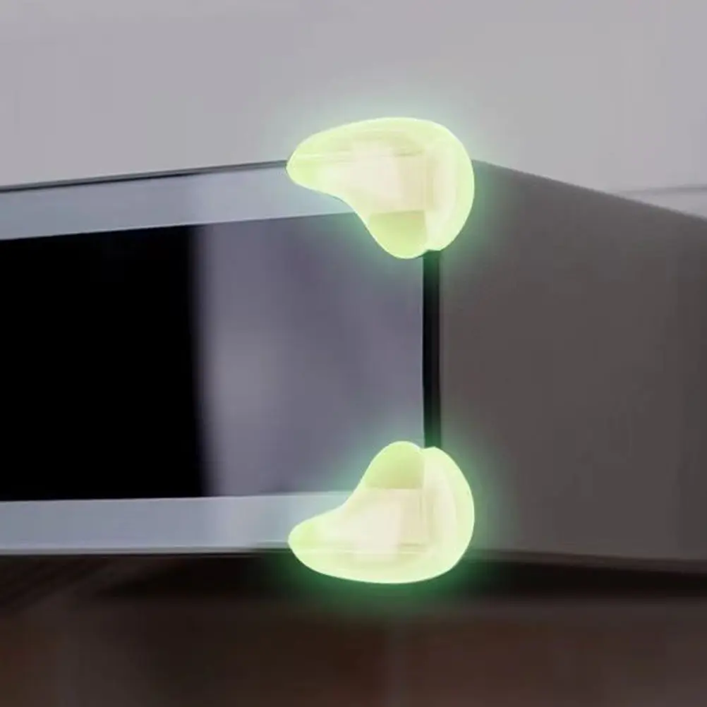

10pcs Luminous Corner Guards High-Grade Pvc Anti-Collision Protectors For Table Wall Handrails Baby Proofing Safety Covers