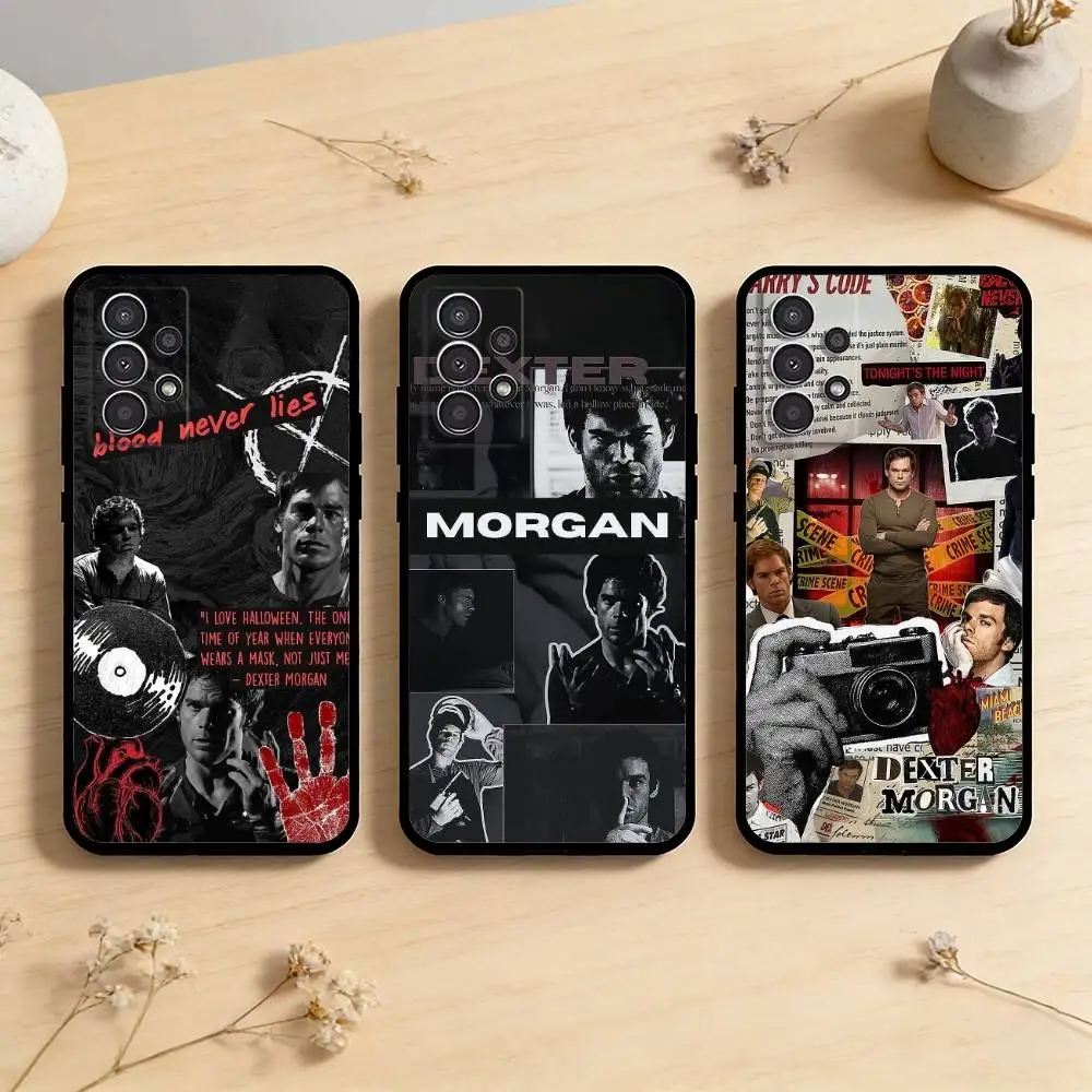 

AAA Dexter Morgan Phone Case For Samsung Galaxy A73,A72,A71,A70,A53,A52,A51,Others Soft Black Cover