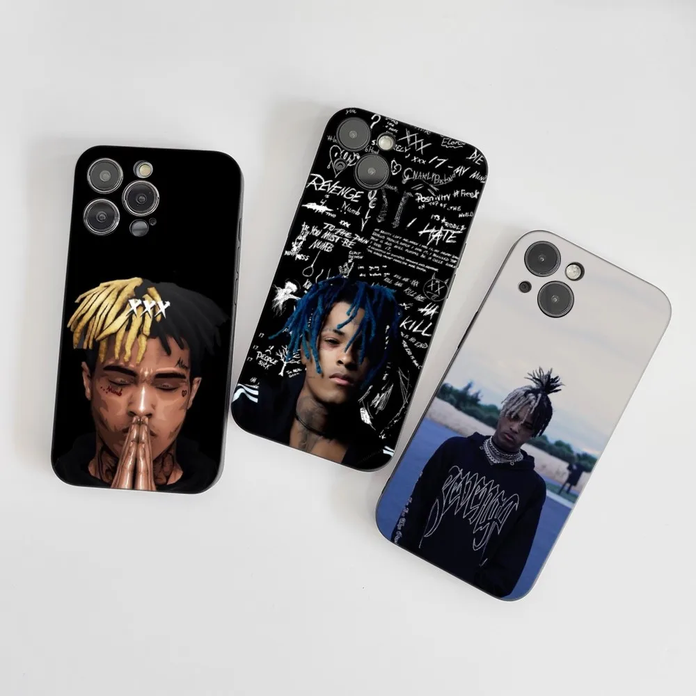 X-XXXTentacions 17 Phone Case Silicone Soft For IPhone 16 15 14 13 12 11 X XR Plus Pro Max Plus