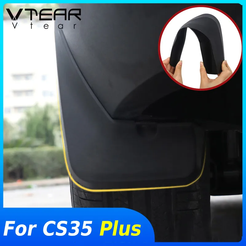 

Vtear For Changan CS35 Plus exterior fender cover Car decoration styling flares splash guard Trim mudguards accessories parts