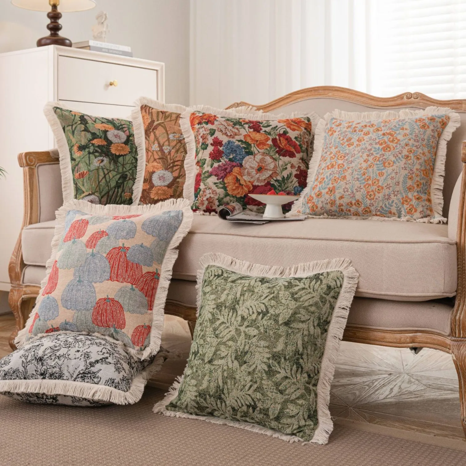 ins-style-sleeping-pillow-with-core-sofa-office-sitting-waist-cushion-painting-bed-head-pillow-removable-cover-quilted-lumbar