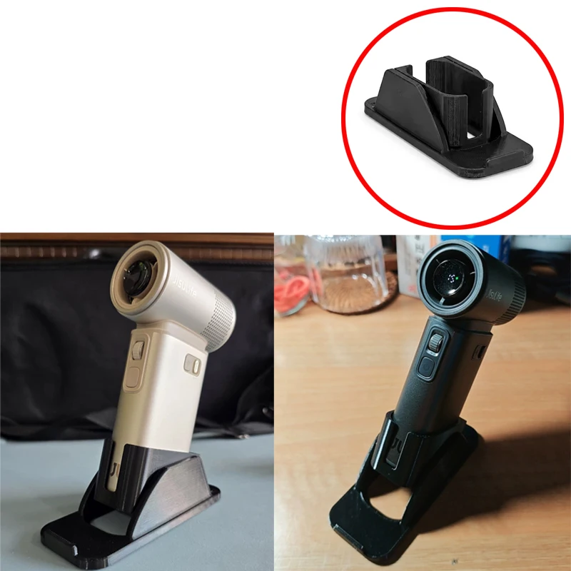 1PCS For JisuLife Ultra 1 2 2E Mini Fan Stand Base Handheld Turbo Fan Adjustable Angle Desktop Bracket Hands-Free Holder