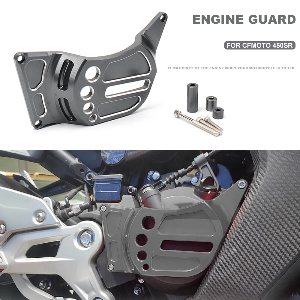 New Motorcycle Accessories For CFMOTO 450SR 450sr 450 SR Engine Guard Cover Protector Side Case Slider 450 sr 2022 2023