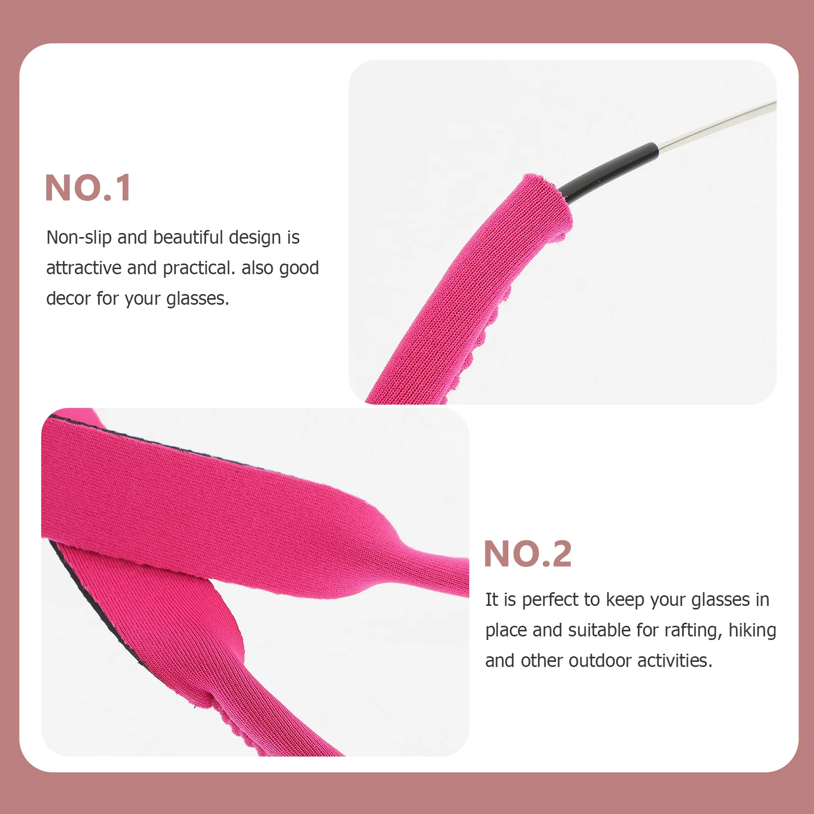 6 قطع نظارات مع اسهم الحبل سلاسل النظارات التجنيب حزام النظارات النيوبرين حبل معلق الرياضة