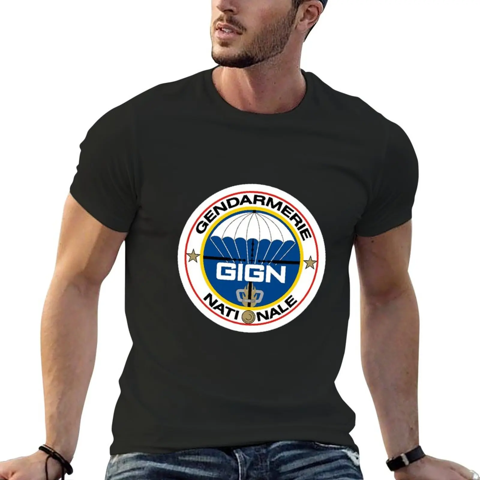 National Gendarmerie Intervention Group - GIGN (France) T-Shirt funnys anime t shirts for men pack