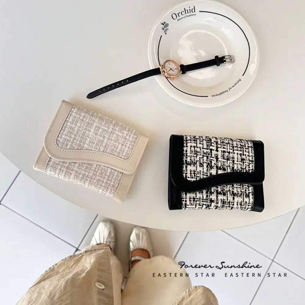 New PU Leather Women Wallets Large Capacity Solid Color Coin Purse Lightweight Money Bag Women