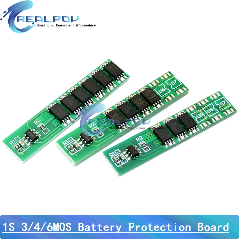 1S 3.7V 3A 4A 7.5A 10A 12A 16A 24A 3MOS 4MOS 6MOS ليثيوم أيون BMS PCM لوح حماية البطارية pcm لبطارية ليثيوم أيون 18650