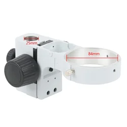 Install Diameter 25mm Zoom Stere Microscopes Adjustable 84mm Focusing Bracket Focusing Holder For Trinocular Microscope
