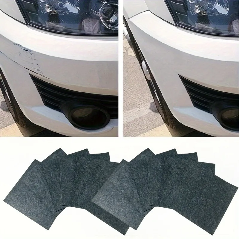 Nano Car Scratch Repair Cloths 4x4inch Pack of 1/5 Magic Paint Scratch Remover Auto Body Work Polishing Cloth Scratch Fixing
