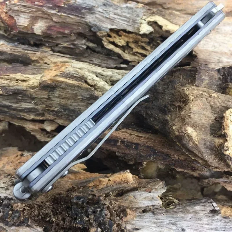 TheOne BM51 V6 Titanium Handle D2 Blade Bushing System Pocket EDC Tool