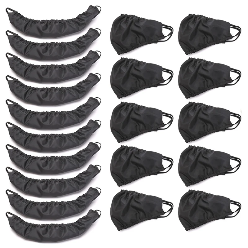 1 pçs masculino barba bandanas babador de dormir ajustável capas de barba confortável avental de cabelo facial à prova de óleo para presente masculino