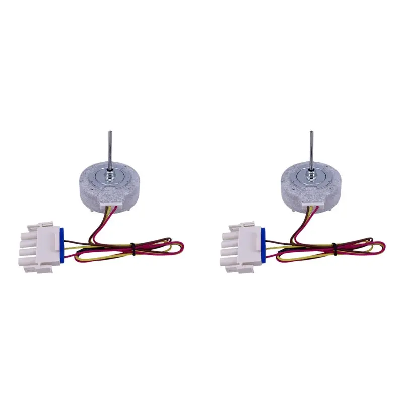 A59p novo motor de ventilador de refrigeração de geladeira 2x para geladeira electrolux dc12v 2.7w fdqb38el2 peças de freezer radiador de geladeira