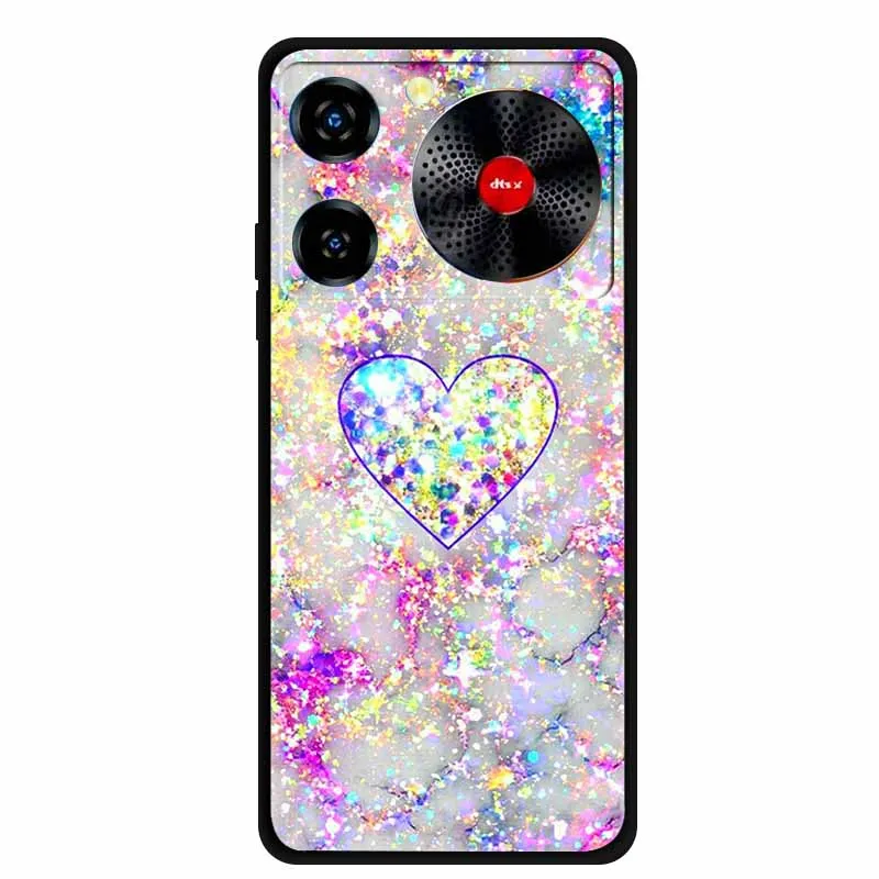 For ZTE nubia Music Cover Marble Black Silicone Phone Soft Painted Marble Coque Cases For Z2353 ZTE nubia Music TPU Bumper Shell