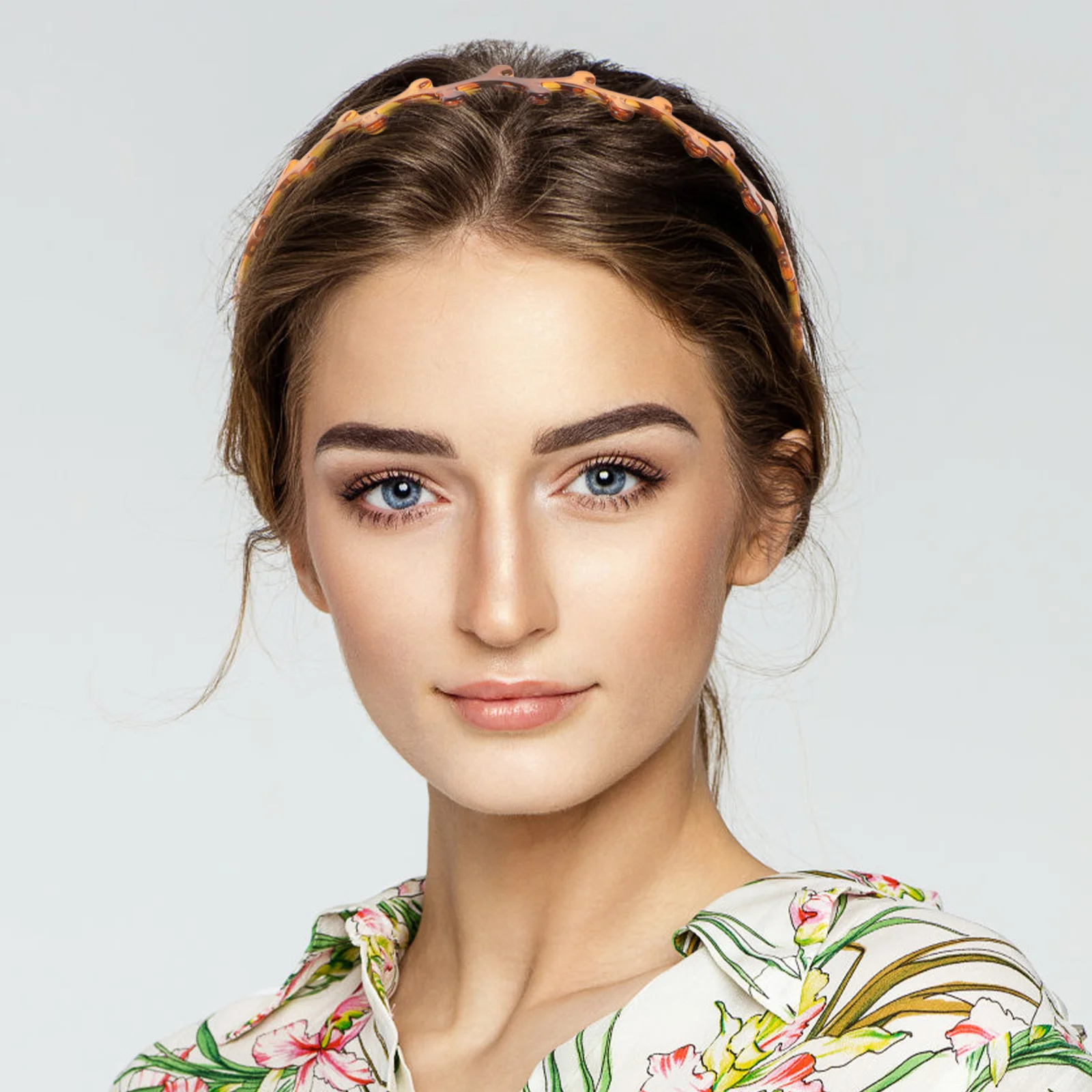 

2Pcs Hair Comb Headband Deer Horn Shape Non-Slip Teeth Hairband Spa Hair Accessories Face Wash Headband for Women