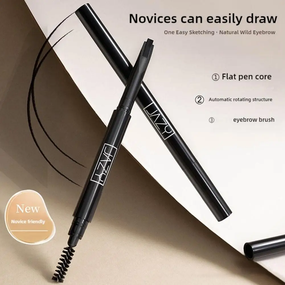 2 In 1 Double Headed Eyebrow Pencil Natural Long Lasting Waterproof Sweatproof Brow Pencil Eye Makeup Cosmetic For Beginners