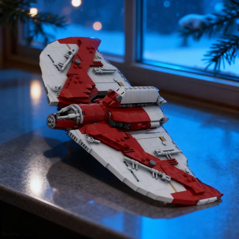 

721pcs MOC T 6 Shuttle Star Battle UCSed Model Building Blocks Architecture Assembly DIY Creative Idea Display Brick Gift Design