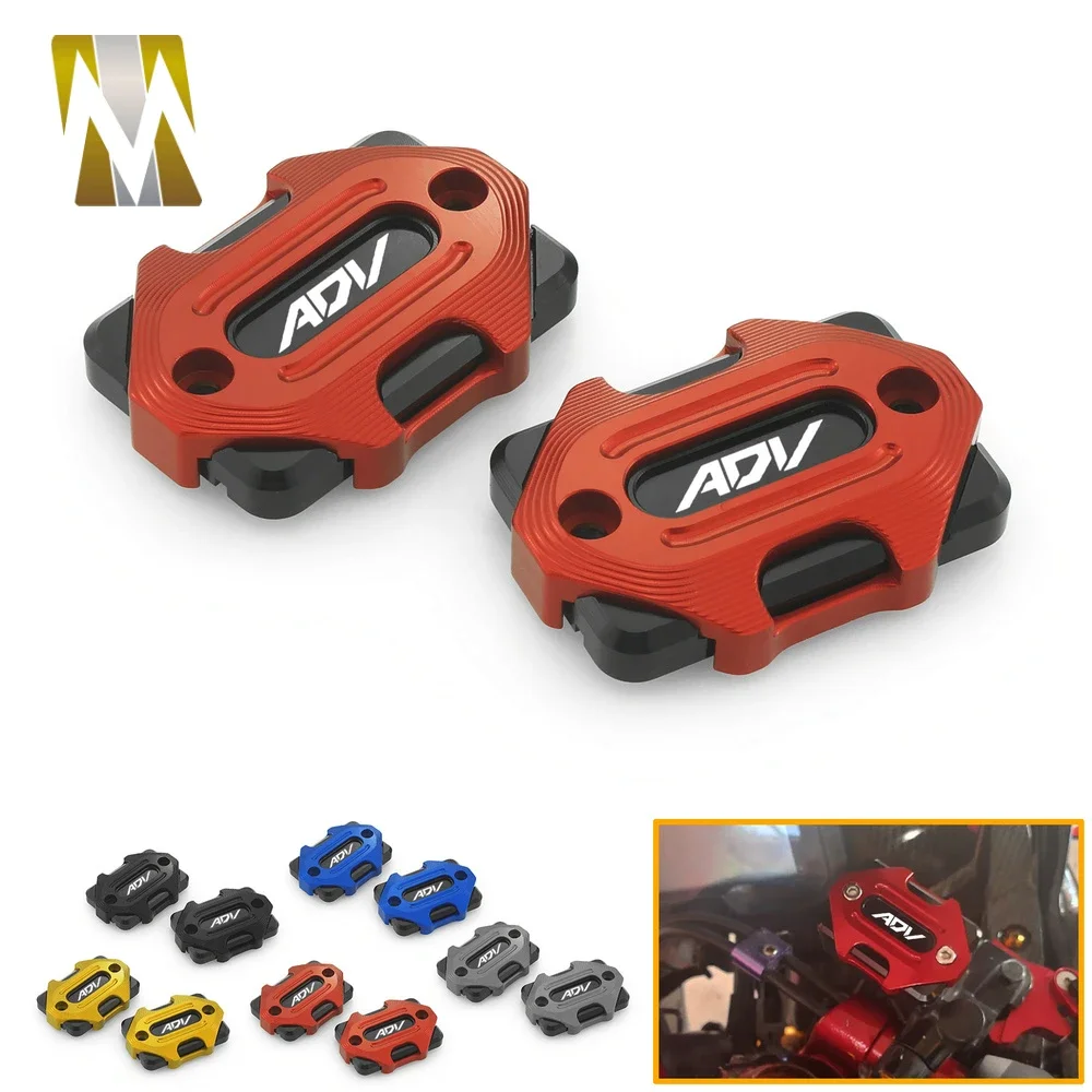 

ADV Motorcycle Brake Fuel Oil Cap Master Cylinder Cover For Honda ADV150 ADV160 2019-2022 CNC Aluminum Accessories