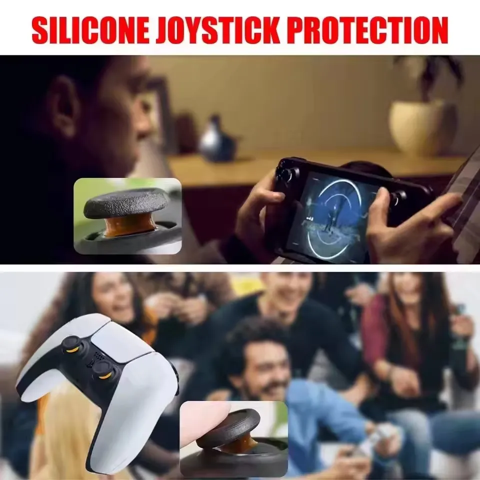Silicone Elastic Joystick Protective Ring Invisible Game Controller for Switch 2 Pro Xbox PS4 PS5 ROG Ally Joystick Protectors - view 6