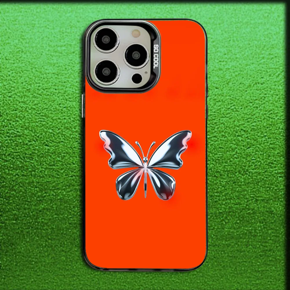 Casing Ponsel Penyanyi K-katy Perry Roar untuk iPhone 16,15,14,13,12,11,Mini,Pro,MAX Sampul Hitam Silikon Matte Abu-abu