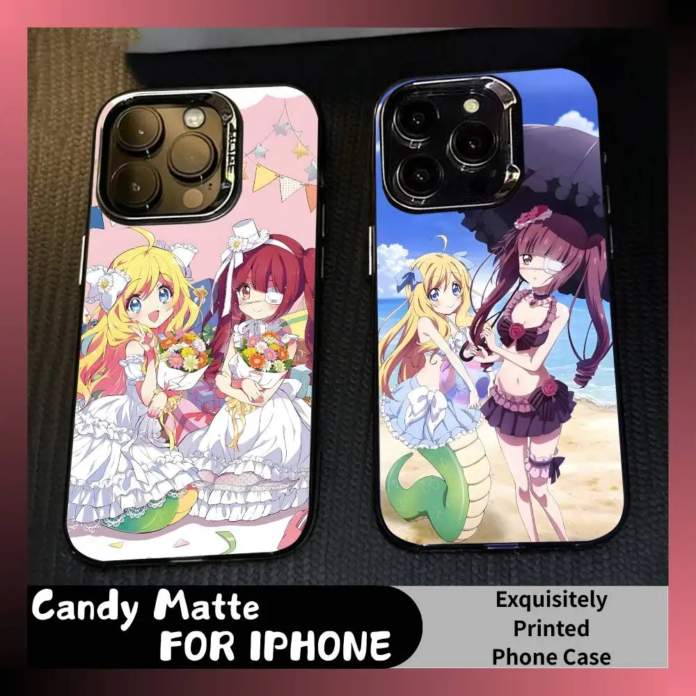 

Jashin Anime D-Dropkick on My D-Devil Phone Case For iPhone 16 17 15 14 12 13 Pro Max Black Candy Matte Shockproof Cover