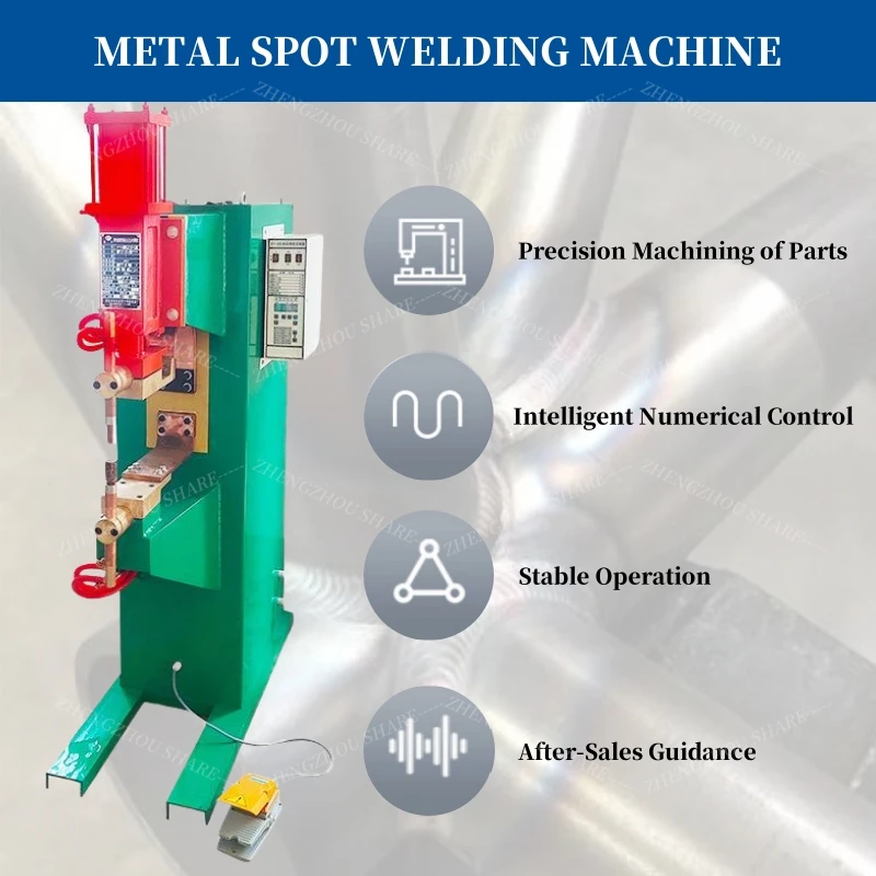 Semi-Automatic Steel Wire Mesh Spot Welding Machine Sheet Metal Foot Operated Portable Spot Welding Machine