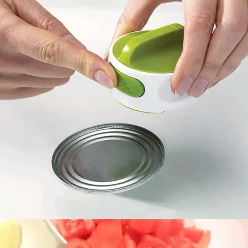 Rotary Can Opener for Kitchen Manual Jar Opener Bottle Twist Off Tool Non-Slip Labor Saving Household Gadget Easy Clean