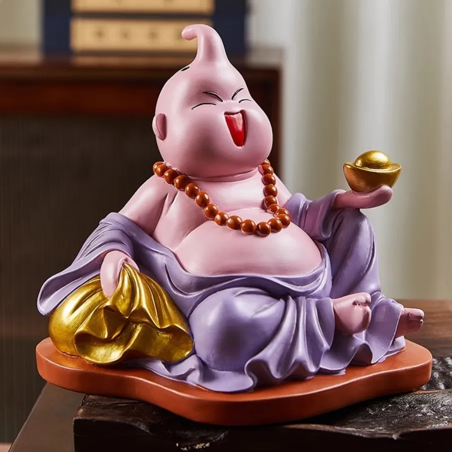 

17cm Dragon Ball Anime Figurine Prayer Series Majin Buu Creative Figures Model Trendy Fun Ornaments Give Room Decor Boys Gifts