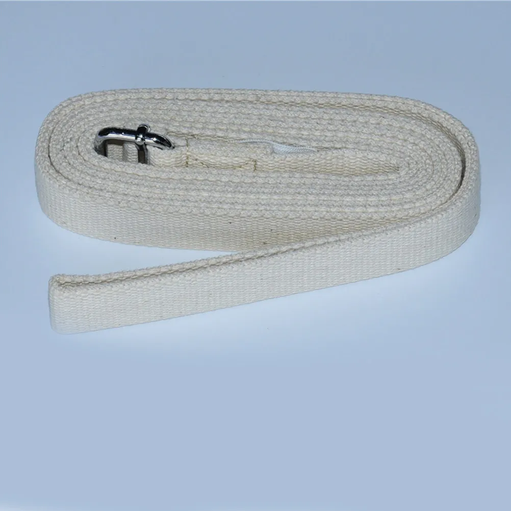 Cotton Yoga Stretch Strap Exercise Belt for Flexibility Range of Motion Deep Stretch and Muscle Training