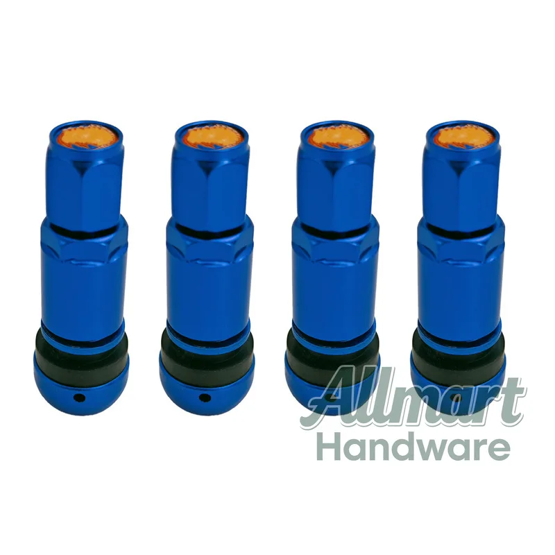 Automotive tire vacuum tire valve, aluminum alloy valve valve, steel ring, aluminum wheel hub, tire valve core cap view 5
