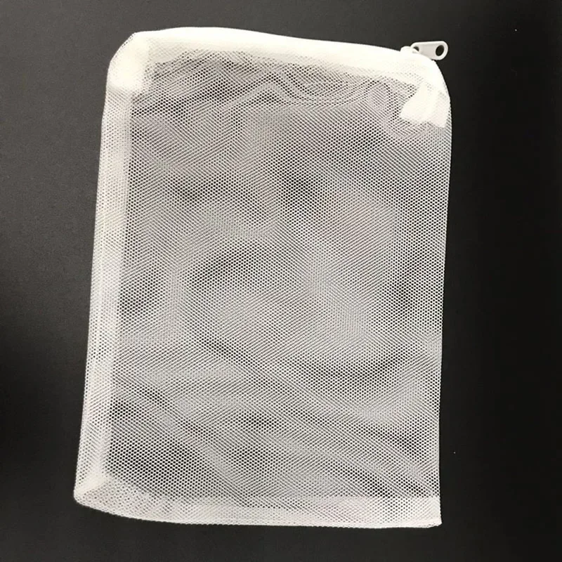 10Pcs Filter Net Bag Mesh Bag Acquarium Pond For Bio Ball Carbon Media Ammonia Aquarium Fish Tank Isolation Bag White Black view 4