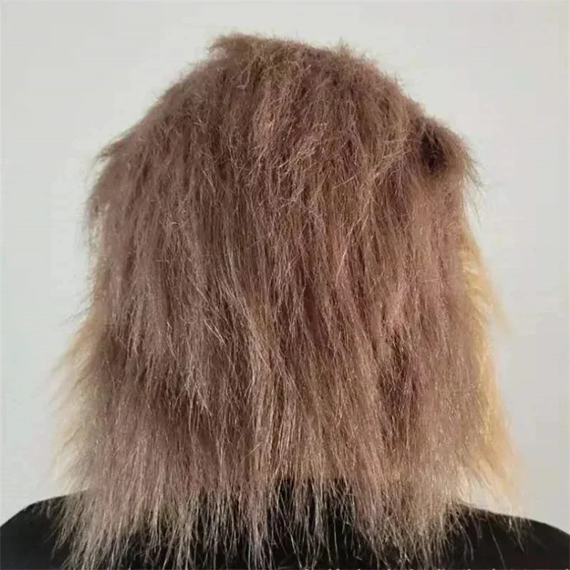 ♥2026 New Halloween Costume Cosplay Party Prop Film Chewbacca Head Masks A P E Man Mask Gloes ★★★ view 5
