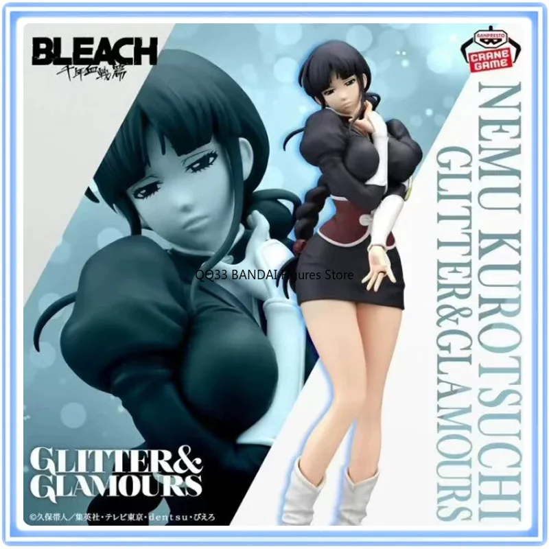 BANDAI Original BLEACH GLITTER&GLAMOURS Nemu Kurotsuchi Character Action Model Desktop Decoration Hobbies Collectible