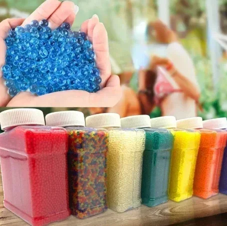 WY100000Pcs جل جميع البنادق على شكل لؤلؤ كريستال التربة المياه eads الطين ديكور الزفاف تزايد المياه جميعها عبوة laster ullet DIY بها بنفسك